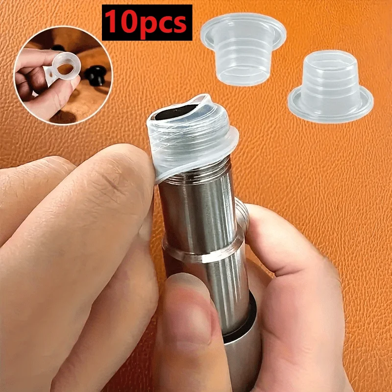 [10pcs Leak-proof Gasket Ring Set] 10pcs Silicone Gasket Ring Set for Faucets and Sanitary Equipment