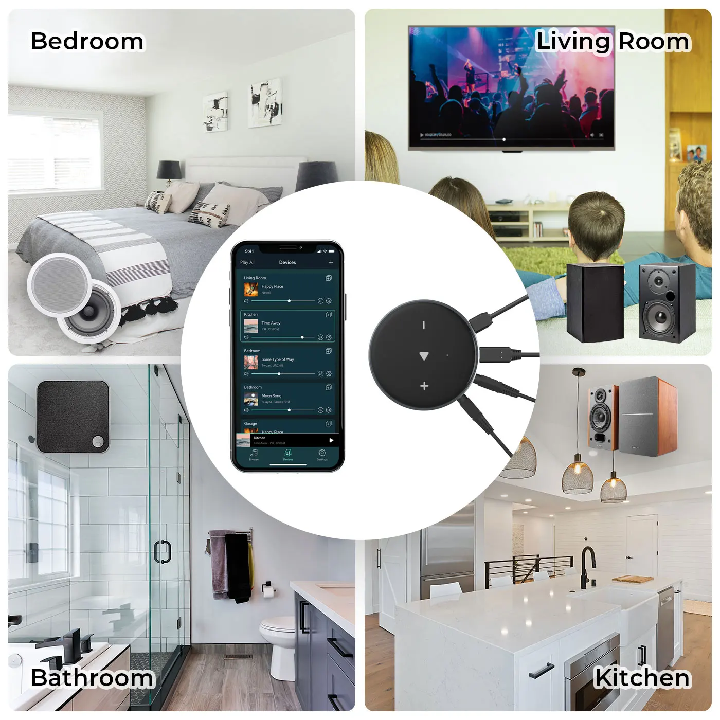 AirPlay2 Receiver, Chromecast Audio, WiFi Multiroom Streamer, Alexa, Siri,Google Assistant,Spotify, AmazonMusic, Tidal wiim mini