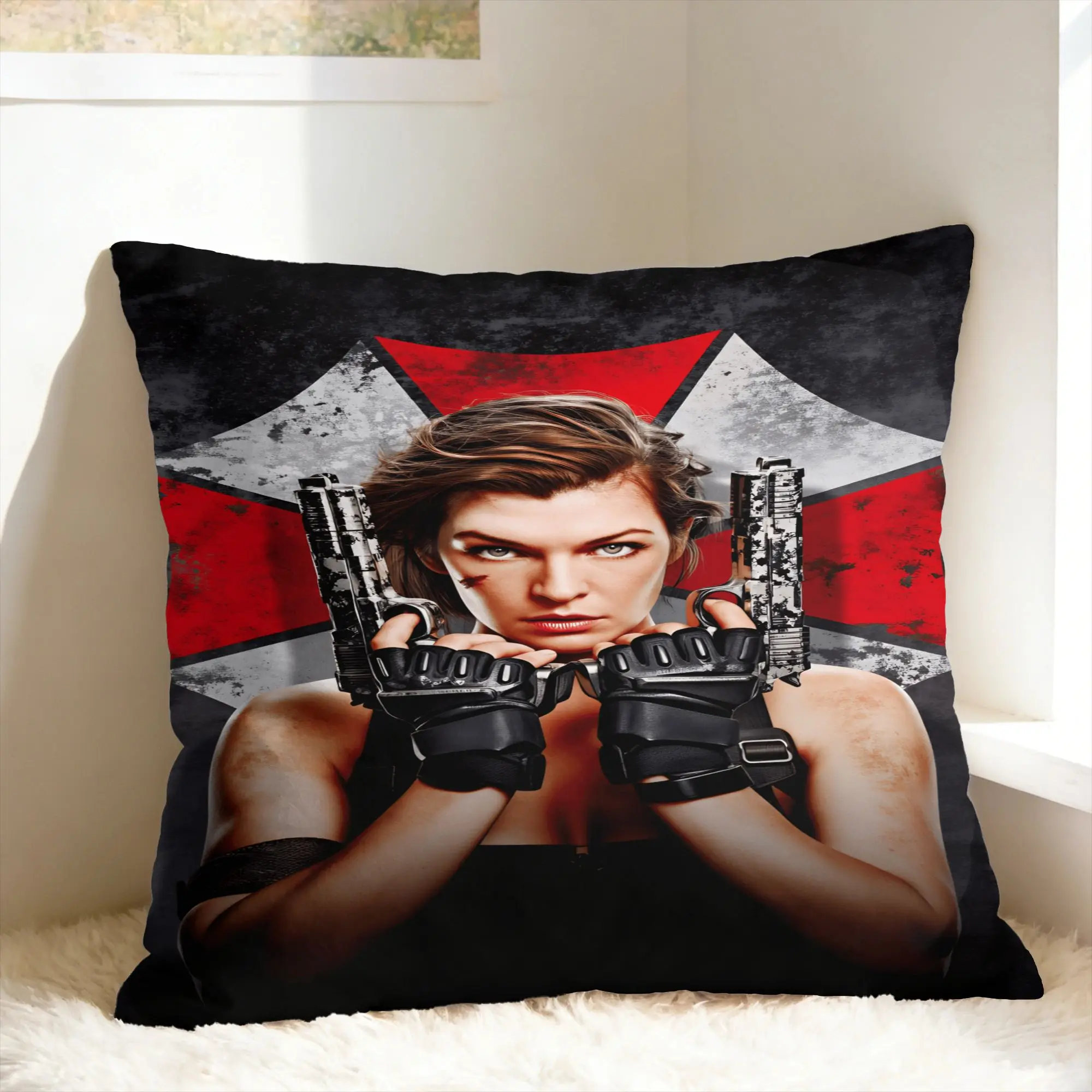 Pillow Case Umbrellas Corporations Japan Horror Game Graphic  Pillow Cover For Wedding Party Home Decor Funny Pillowcases