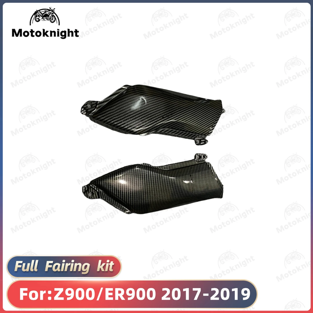 Motorcycle Injection mold Full Fairing Kit fit For Kawasaki Z900 ER900 2017 2018 2019 17 18 19 body  Carbon Fibre Paint