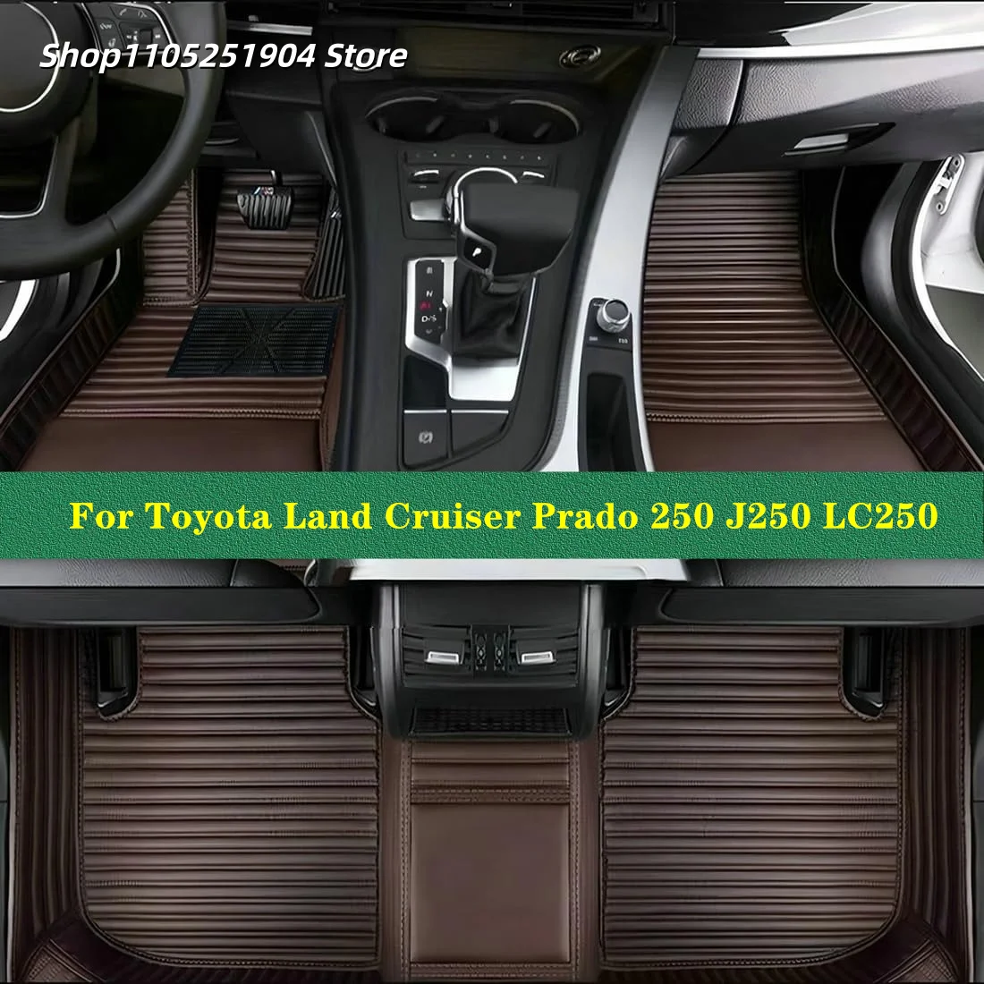 

Auto Carpets Car Floor Mats For Toyota Land Cruiser Prado 250 J250 LC250 2025 2026 2027 Car Mat Interior Accessories