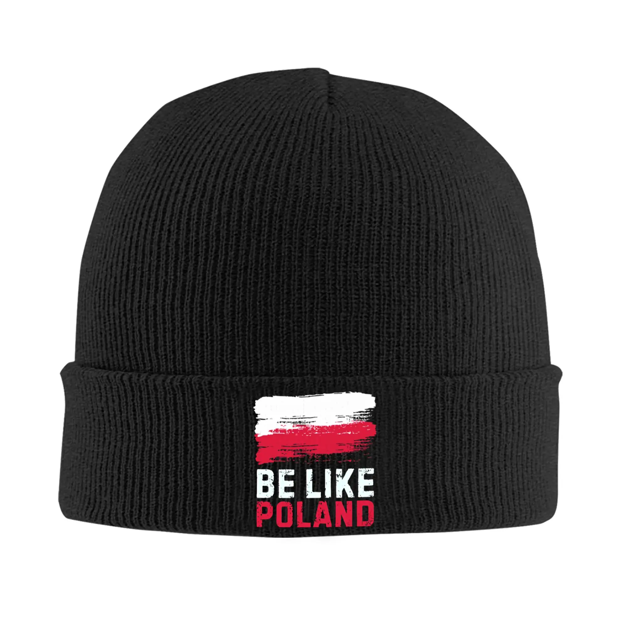 Be Like Poland Knit Hat Beanie Autumn Winter Hat Warm Unisex  Color Political  Caps for Men Women Gift,