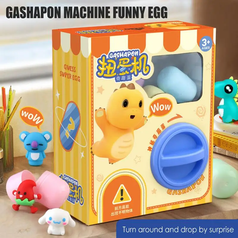 Children Mini Claw Machine Toys Christmas Surprise Egg Twisting Machine Mini Vending Machine Kids Toys Boys Girls New Year Gifts