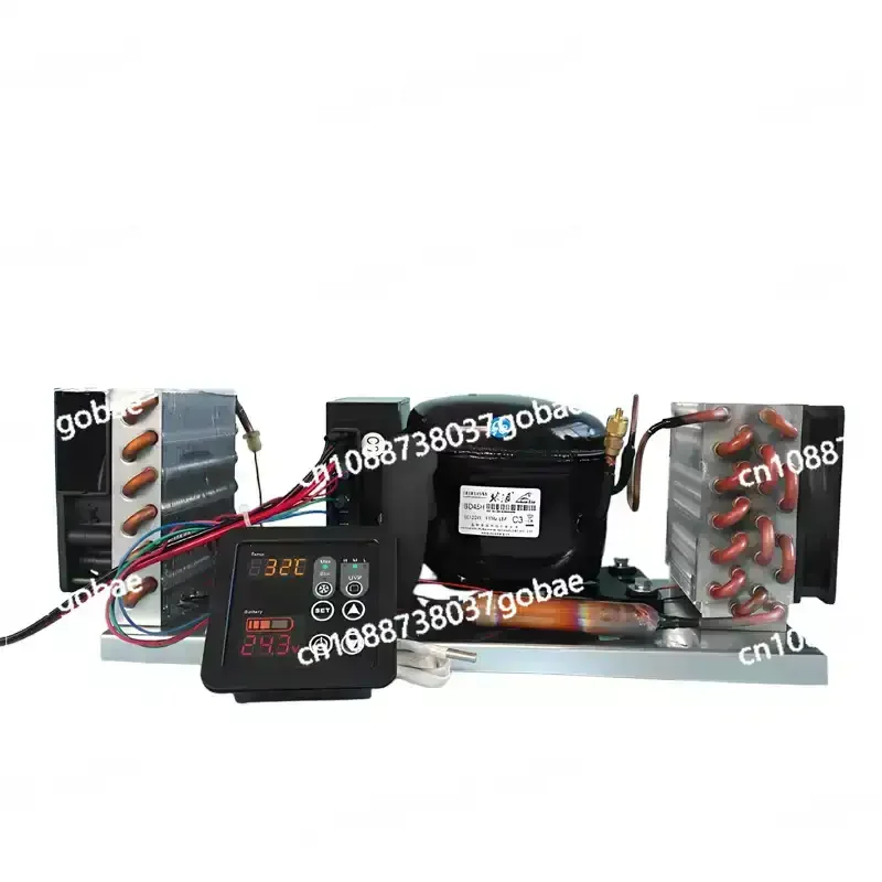 Exhaust wave BD35A mini cold air integrated unit assembly 12V24V48V boot refrigeration miniature air conditioning unit