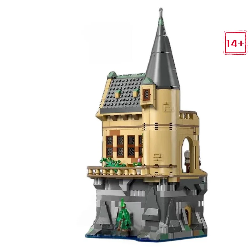 NEW 2026 Themed Hogwarts Castle Hospital Wing 907Pcs Building Blocks DIY Desktop Decoration Toys For Birthday Festival Gifts view 4