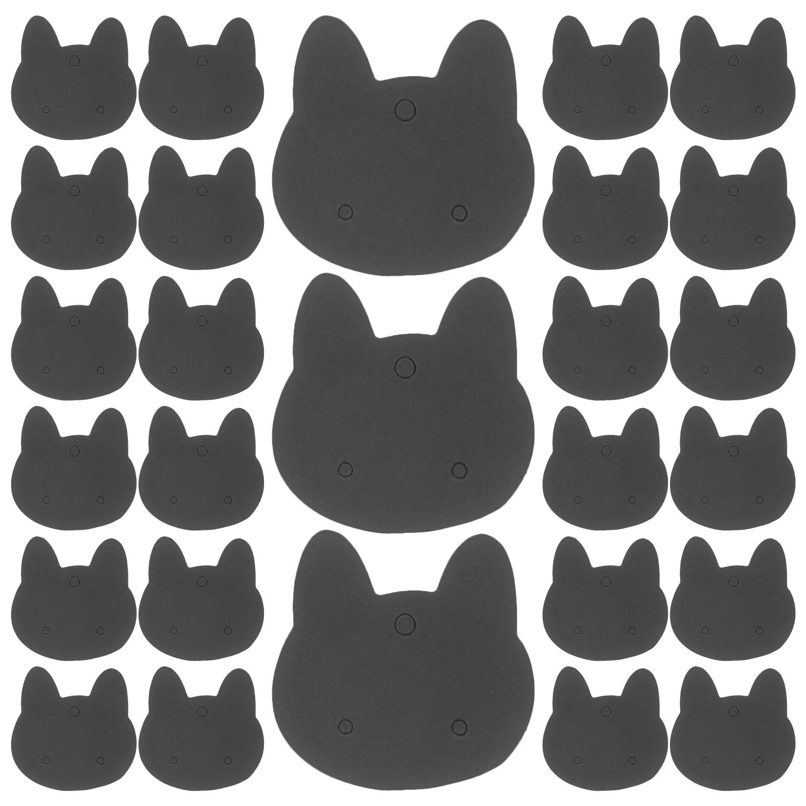 

100pcs Paper Cards For Jewelry Head Earrings Display Card Thick Paper Necklace Cards Jewelry Storage Display Accessories