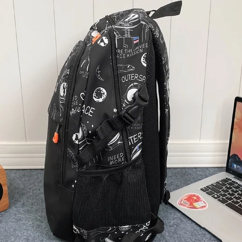 Imagen 2 del producto Mochila de campus personalizada, mochila de montañismo de entrenamiento impermeable, mochila clásica neutral