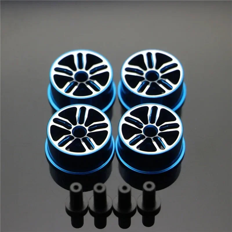 Roues légères de diamètre moyen 20,5 mm, pièces faites maison pour roue colorée Tamiya MINI 4WD avec disque en aluminium