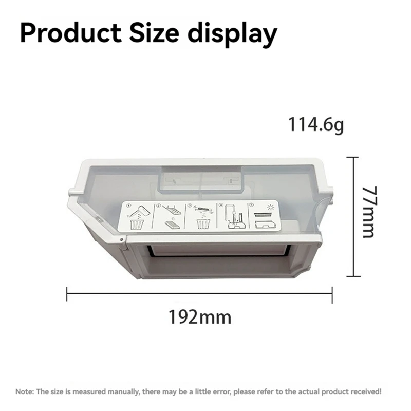 صندوق غبار لـ Ecovacs Deebot N20 Pro/Family جهاز آلي لتنظيف الأتربة قطع غيار قابلة للاستبدال سلة المهملات