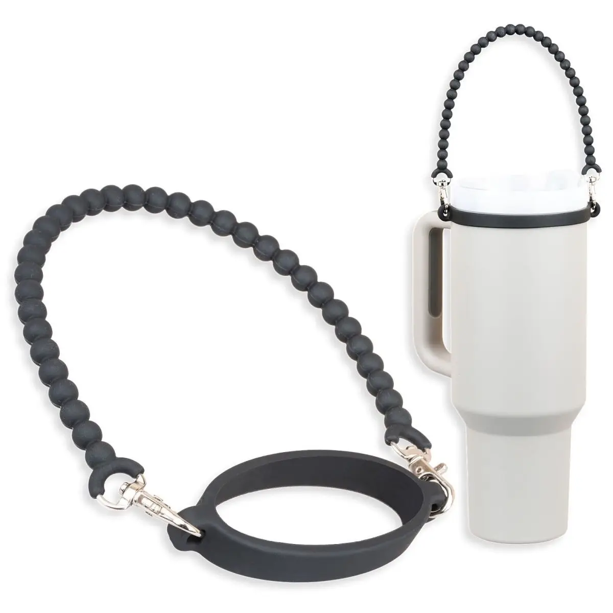 New Silicone Water Bottle Handle Strap ,hand Rope Water Cup Strap Cover Universal Coffee Cups ,Drinkware Rope for Hiking,riding
