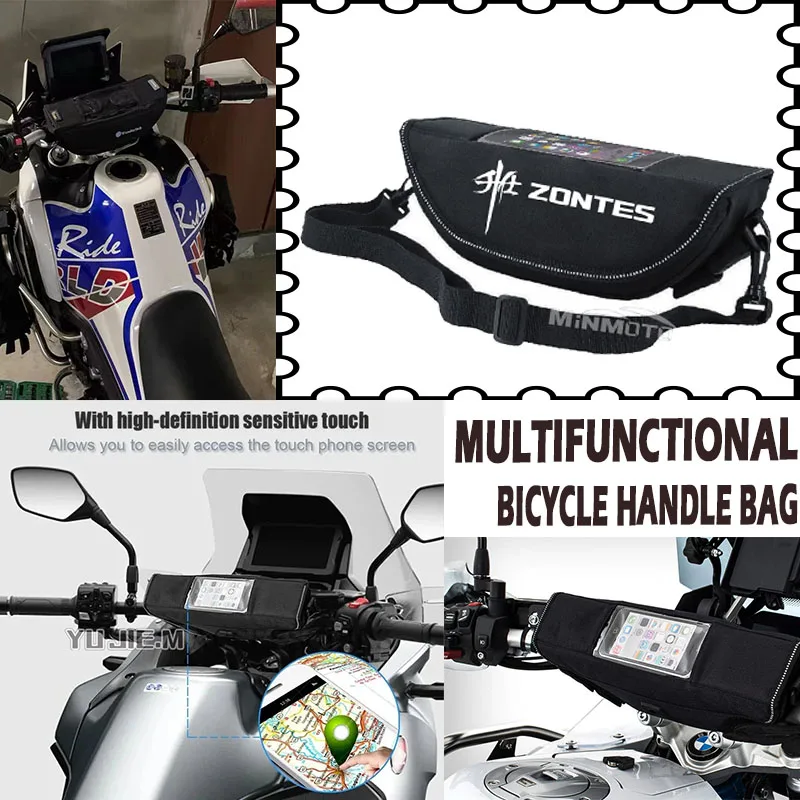 

For Zontes zontes 703F 703f Motorcycle accessories tools bag Waterproof And Dustproof Convenient travel handlebar bag