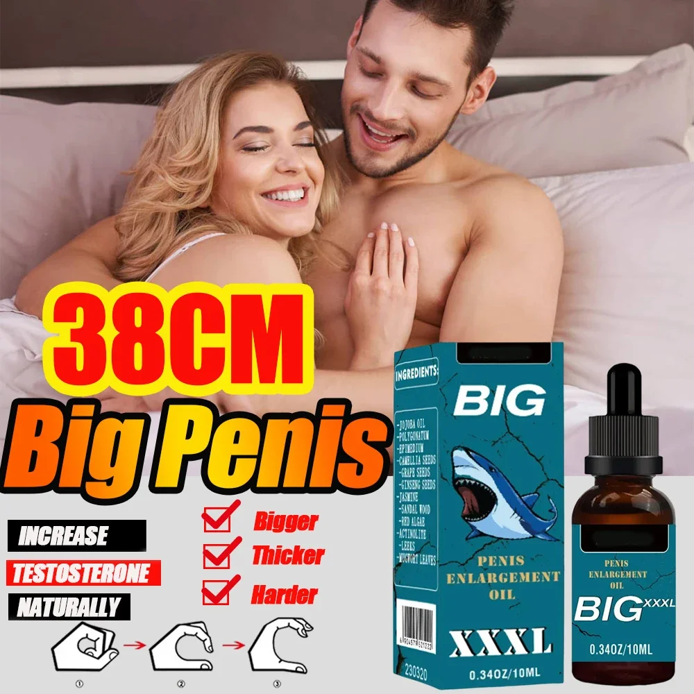 10ml Penis Enlarger Thick Enhancement Portable 1* Men Massage Essential Oil