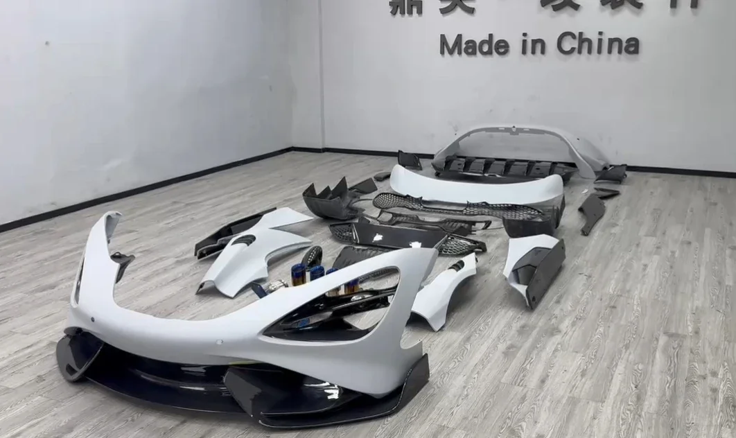 High Performance! Carbon Fiber Body Kit for Mc laren 720S Upgrade to 765LT Front Bumper Rear Bumper Side Skirt Rear Wing Fenders