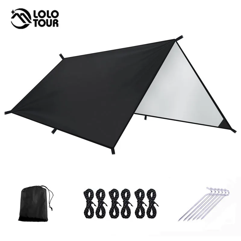 

Ultralight Portable Hammock Awning Outdoor Camping Large Hang Tent Wear-resisting Folding UV Proof Waterproof Multi-functional