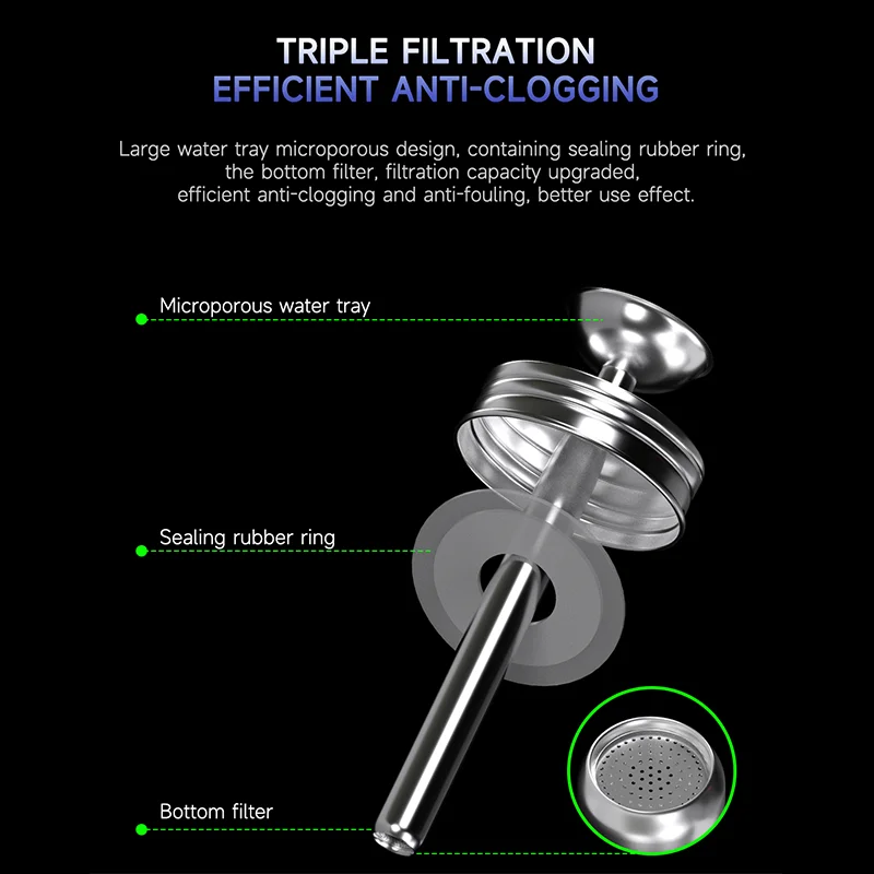 MECHANIC GL-NXT 150ml Leak-Proof Alcohol Bottle Press Pump Glass Container Press Water Storage Glass Alcohol Bottle