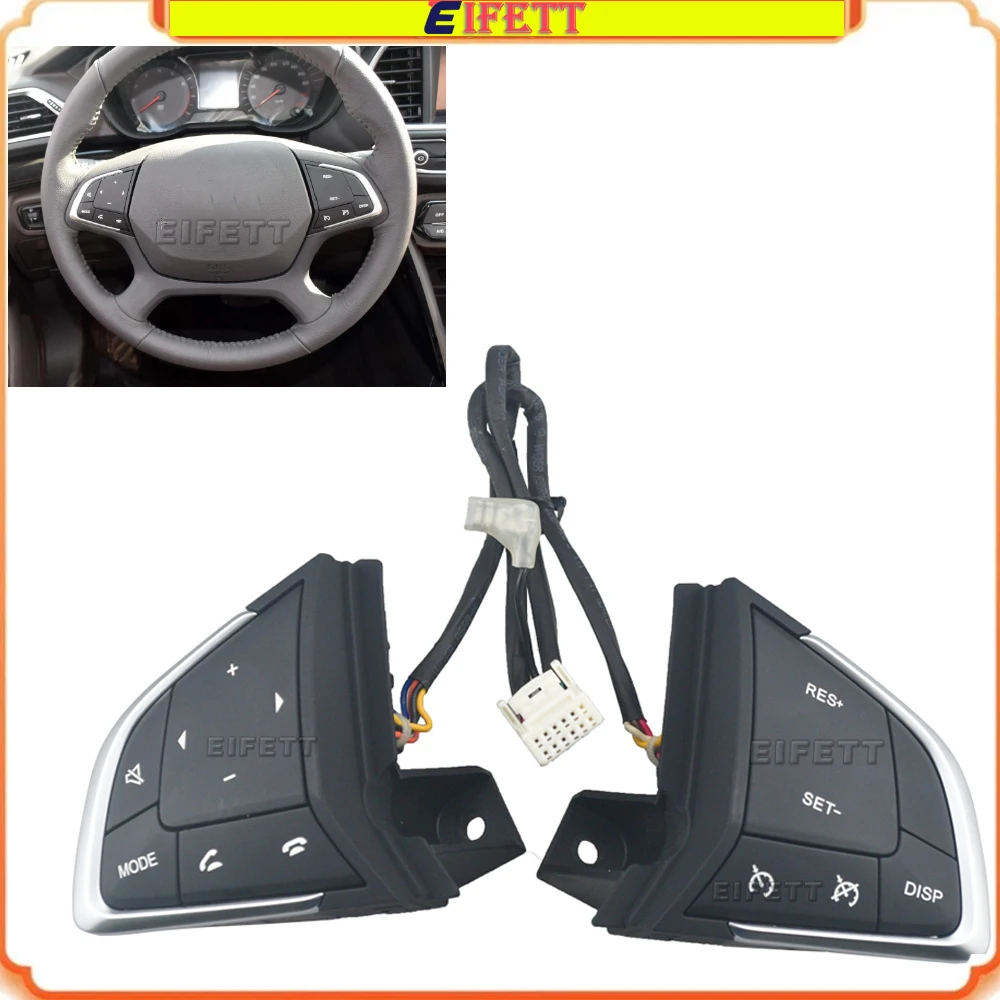 

HIgh Quality Car Accessories Steering Wheel Cruise Control Switches Phone Volume Buttons For Trumpchi GS4 2018 2019 GS3,GE3,GA4