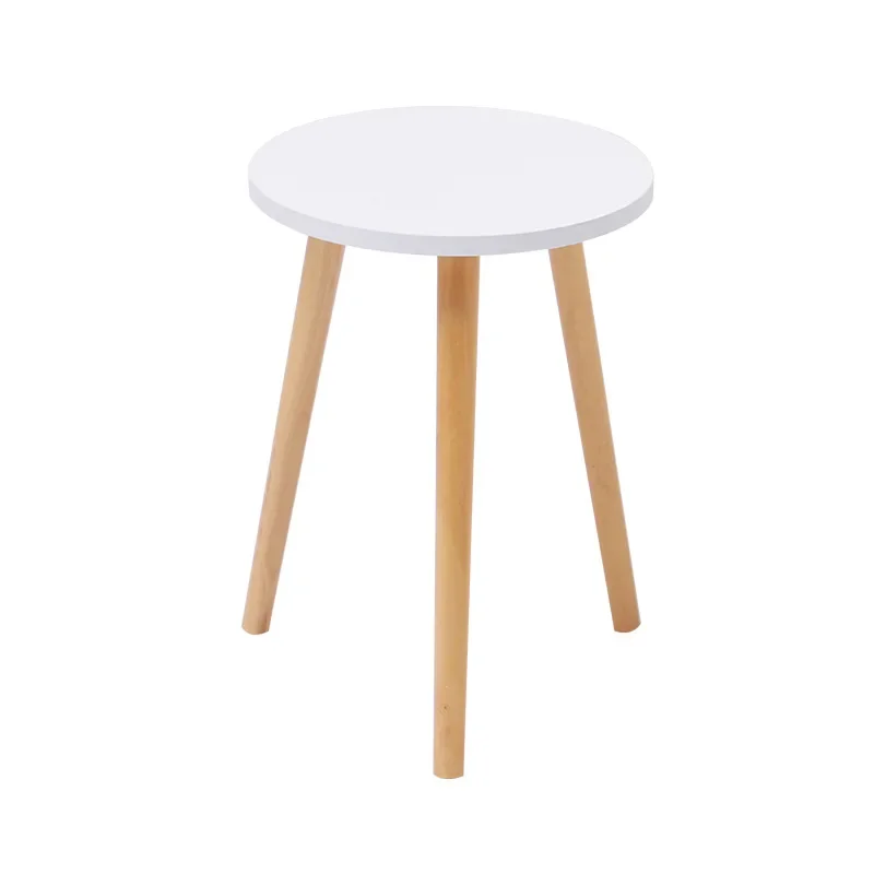 Nordic Style Mini Coffee Table Modern Minimalist Tea Creative Round Wood For Home Living Room   ZM1104