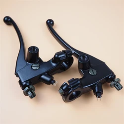 For 125cc-250cc Modified Motorcycle Brake/Clutch Levers Mirror Holder for Honda Lifan Loncin Yamaha Motorbike Handle Brackets