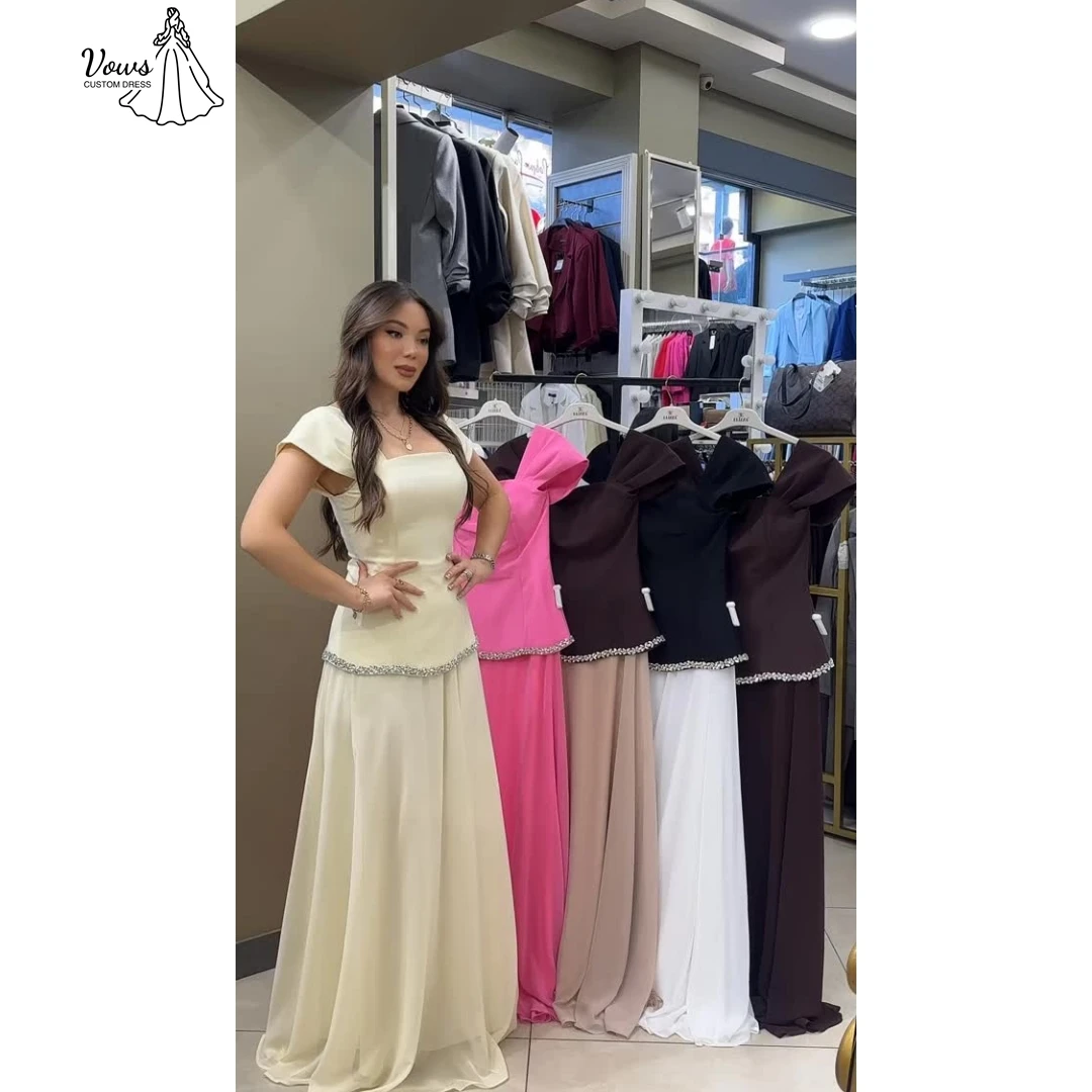 فساتين حفلة موسيقية جميلة مصنوعة حسب الطلب من Vows Store فستان سهرة بكلمة لفساتين الحفلات الأنيقة للنساء فستان سهرة فاخر 2025