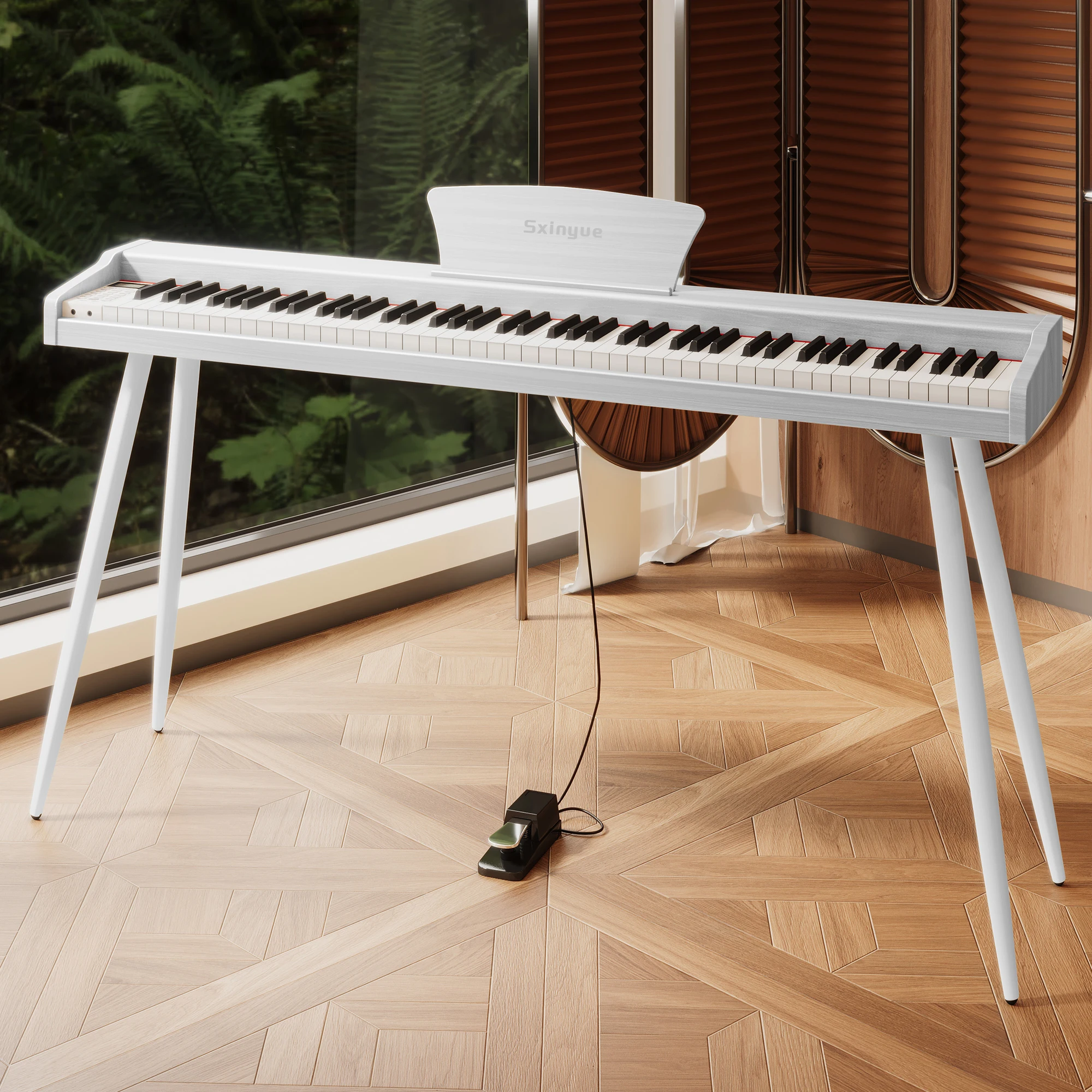 البيانو الرقمي الإلكتروني 88 مفتاحًا لوحة مفاتيح البيانو البيانو الرقمي 88 مفاتيح مرجحة