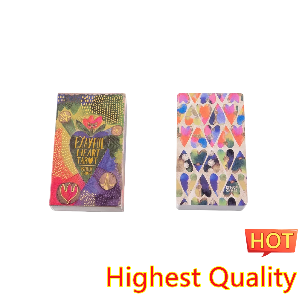 12X7cm Divination Playful Heart Tarot Playing  Decks Board Game  Predict Tarot Cards Oracle Card