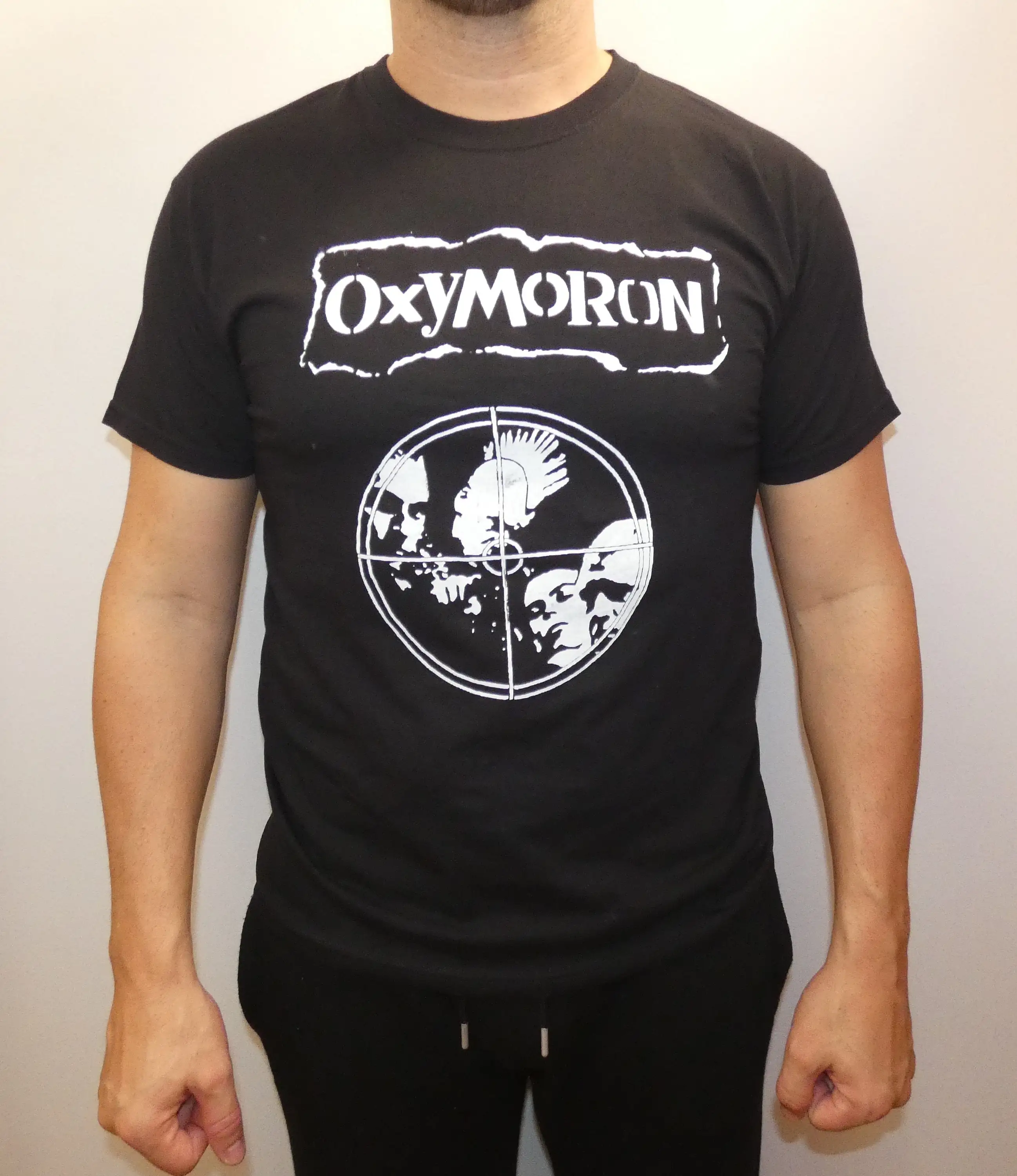 Screen printed Oxymoron T shirt