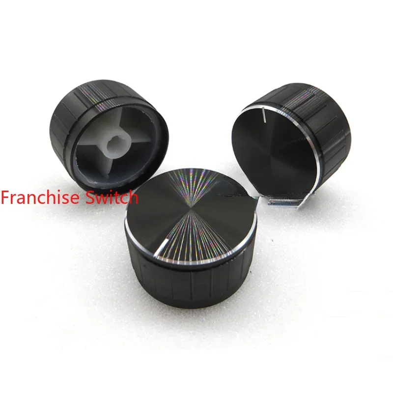 

10PCS High Grade Craftsmanship Fine Aluminum Alloy Knob 30MM * 17MM Black Tangent Bright Edge Half Axis Super Value New Product