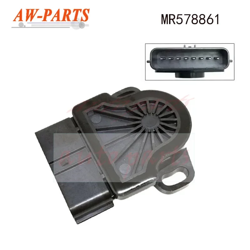 MR578861 MR578862 MR475080 MR578790   Accelerator Pedal Throttle Position Sensor TPS 8pins for Mitsubishi Outlander