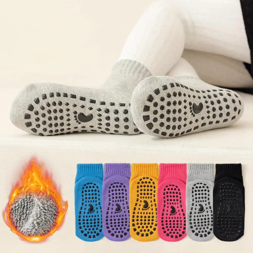 Chaussettes Astronomiques en Silicone, Chaudes, Anti-aldes, de dehors d'Hiver, Unisexe, Épaisses, à Haute artificiel asticité, pour Femme