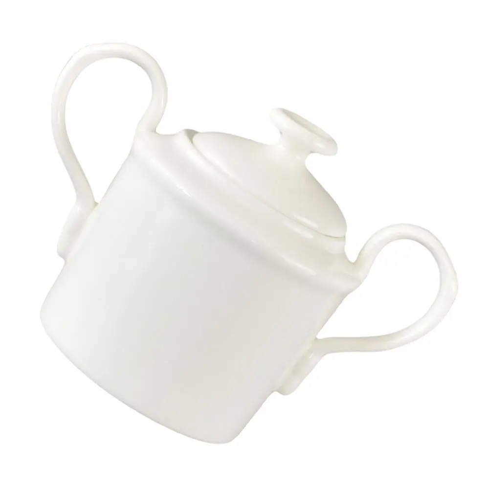 

Cube Sugar Jar Ceramic Coffee Canister Large Mouth Kitchen Storage Container Salt Chili Candy Holder
