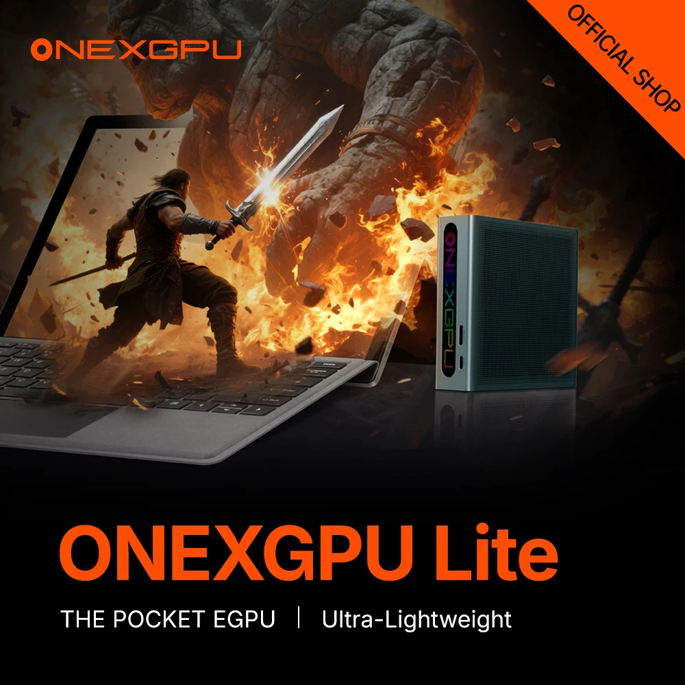 OneXGPU Lite ​ ​   eGPU Portabel Konektivitas Generasi Baru dengan USB4 V2 ​ ​ ​ ​ ​ ​ Sempurna untuk Permainan AAA