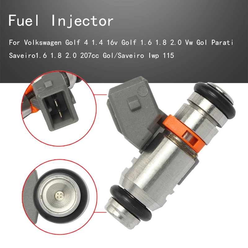 

Форсунка топливной форсунки для Volkswagen Golf 4 1,4 16v Golf 1,6 1,8 2,0 Vw Gol Parati Saveiro1.6 1,8 2,0 207cc Gol/Saveiro Iwp 115