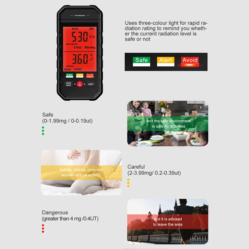 

Geiger Counter Radiation Detector Testing Tool Craftsmanship Small Dosimeter