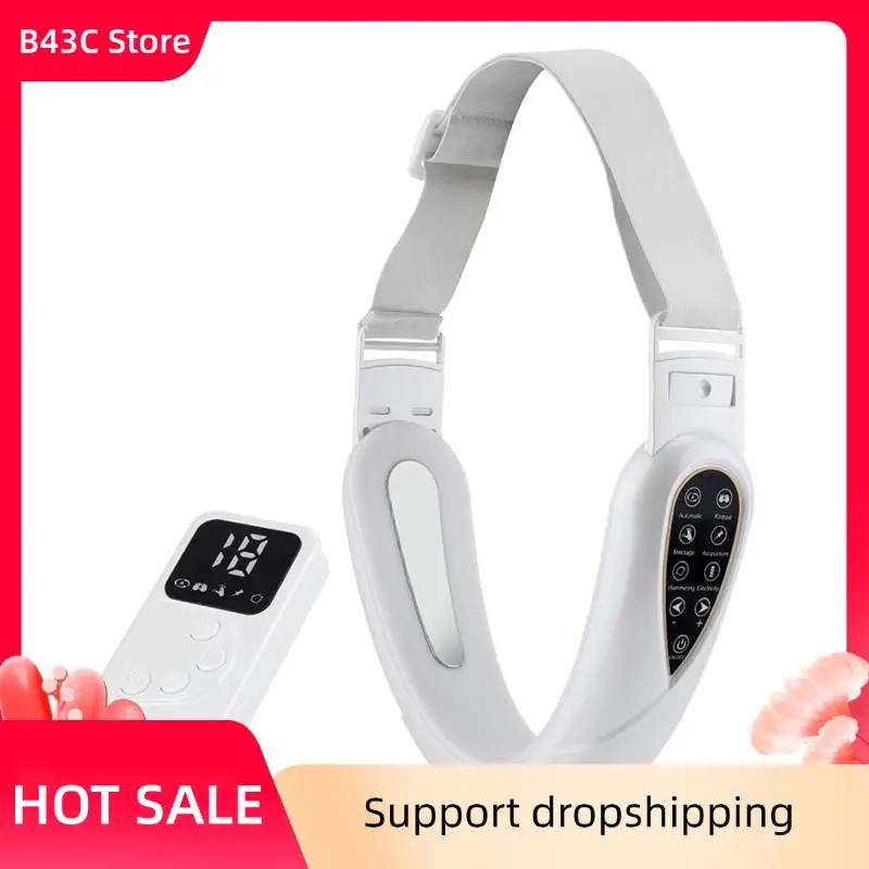 B43C Veneer Pulse EMS Microcurrent Facial Slimming Device Beauty Tool For Tightening And Lifting Facial Massage