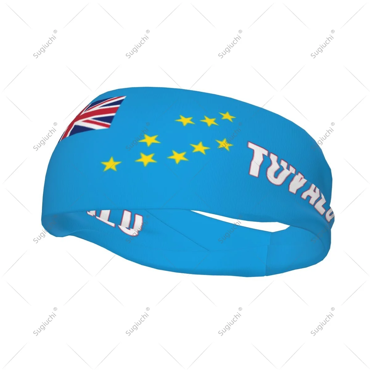 

Эластичные широкие повязки на голову с флагом Тувалу для мужчин и женщин, для йоги, фитнеса, тенниса, бега, занятий в спортзале