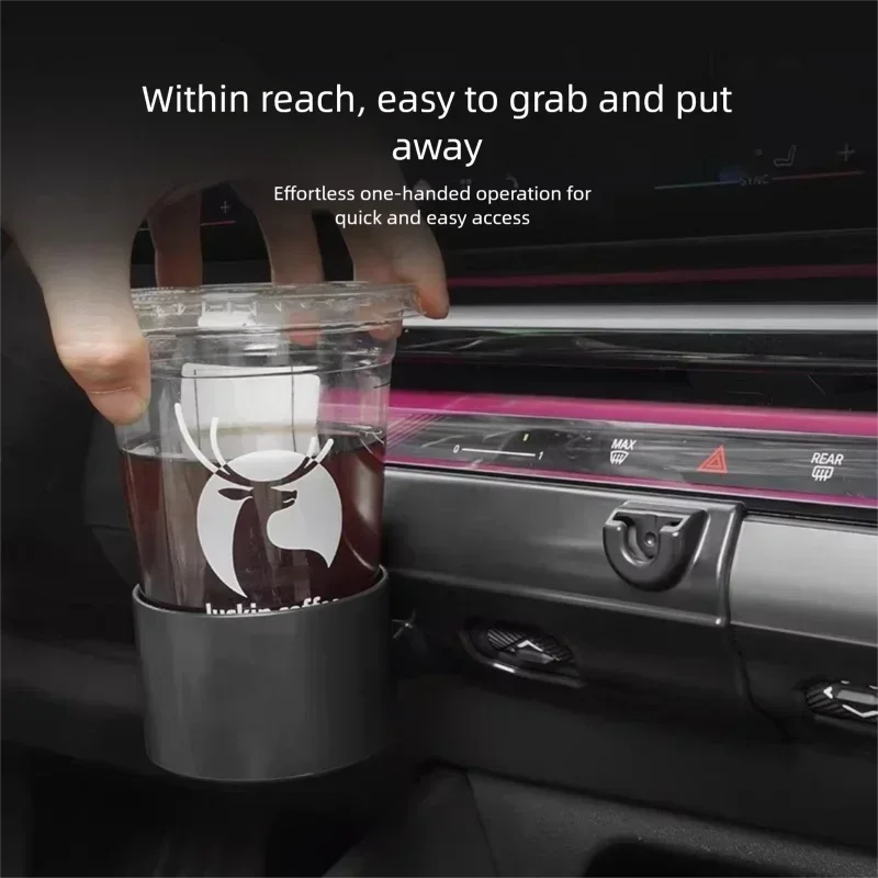 For 2024-2025 BMW 5 Series i5 Car Phone Holder, Navigation Mount & Cup Holder Cover, Modification Accessories