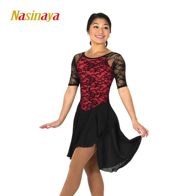 

Rhythmic Gymnastics Performance Nasinaya Figure Skating Competition Training Women's Dress Children's Lace Long Dress