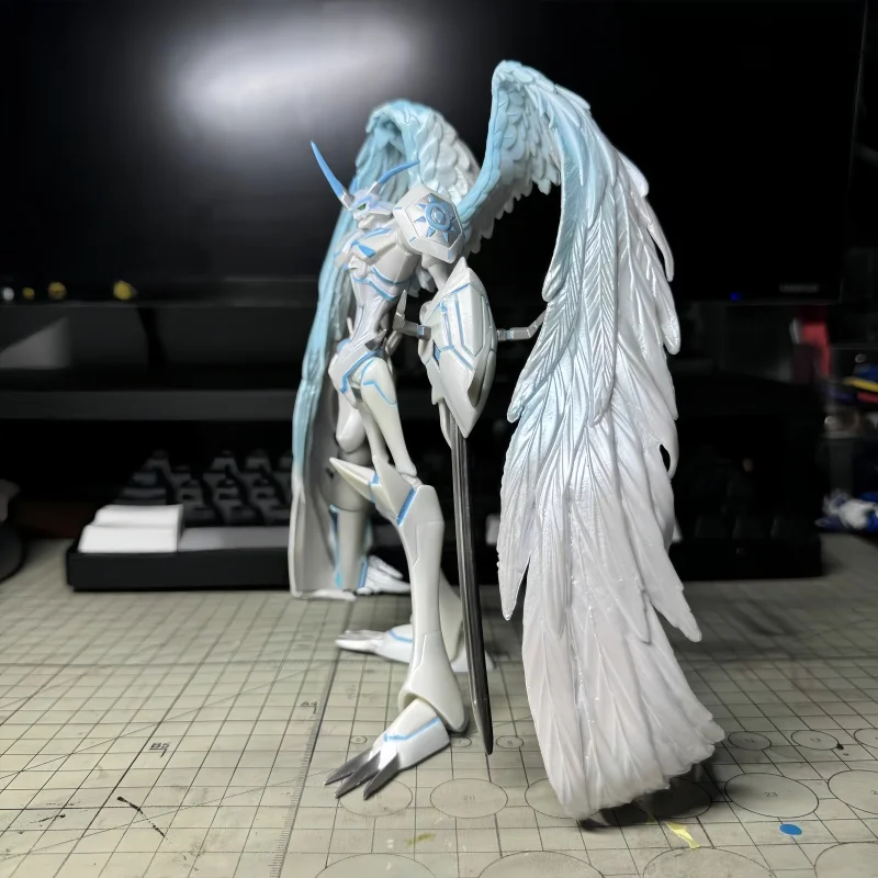 Digital Baby World Illustrated Omegamon Mercy Form Desktop Ornaments Gk Anime Action Figure Pvc Statue Collection Holiday Gift