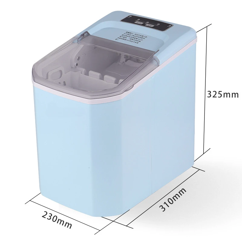 For Home Ice Machine 220 V50hz Commercial Small Milk Tea Shop Mini Portable Automatic Ice Maker