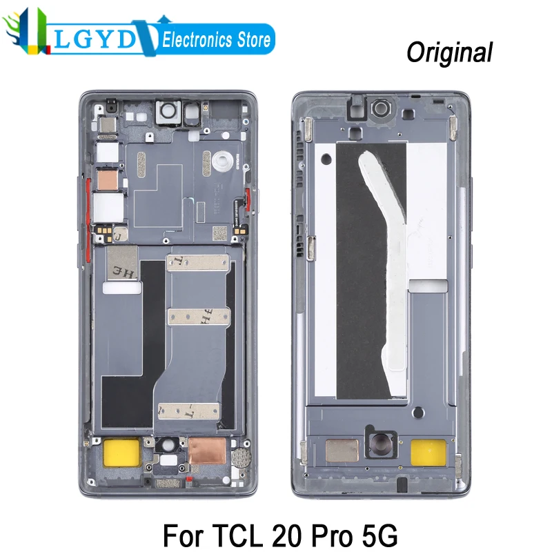 Front Housing Frame For TCL 20 Pro 5G Phone LCD Frame Bezel Plate Replacement Part