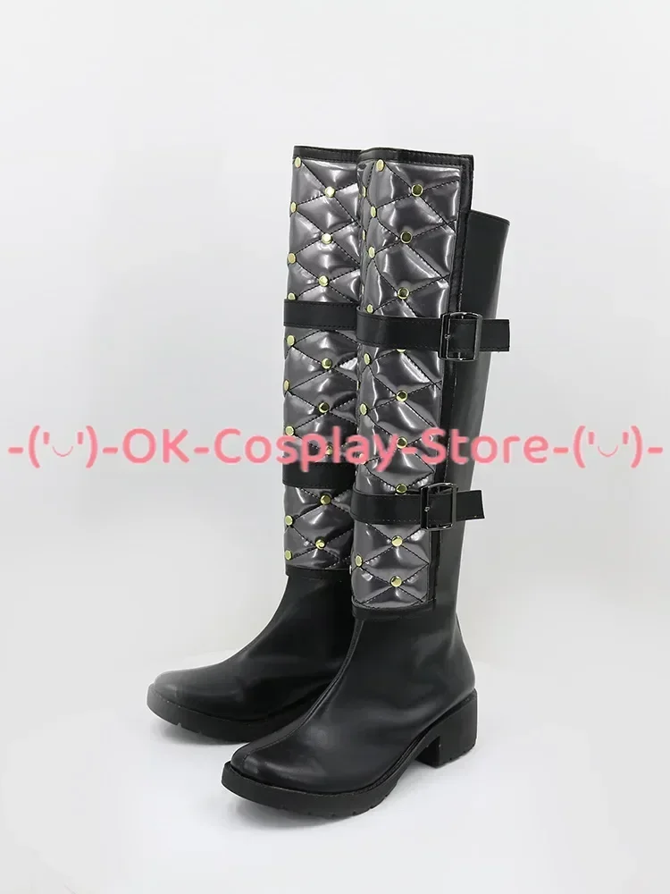 [Customized] Game Identity V Prisoner Winter Cicada Luca Balsa Cosplay Shoes Anime Roleplay Props Holiday Party PU Leather Boots