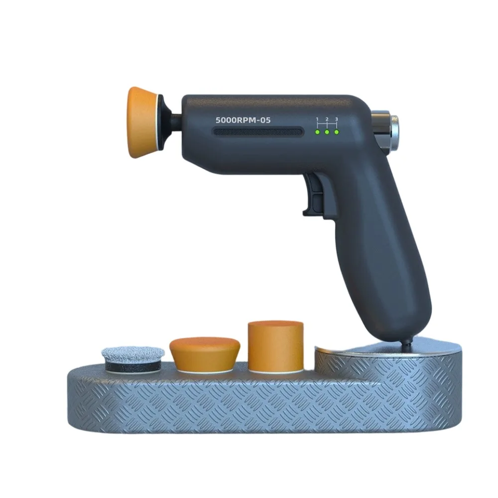 Car Scratch Repair Machine 12V Car Polisher 5000RPM High Speed Adjustable Scratch Repair Waxing Polishing Tool for Vehicle