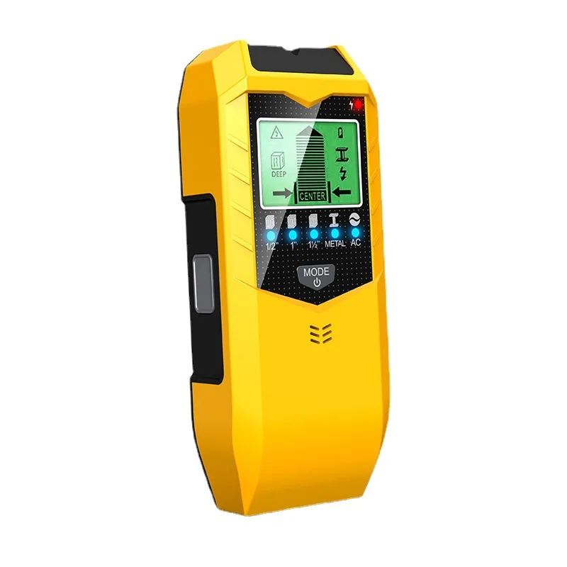 5-in-1 Wall Scanner Metal, Stud & Wood Detector with LCD Electronic Digital Display for Safe Drilling