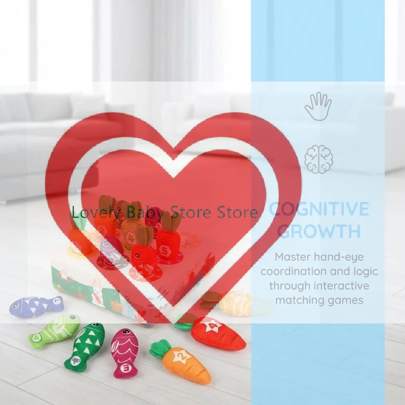 

【BS】Игрушка-рыбка с ручкой для тяги и поворота, развивающая игра Монтессори для малышей, набор для развития мелкой моторики и обучения дома