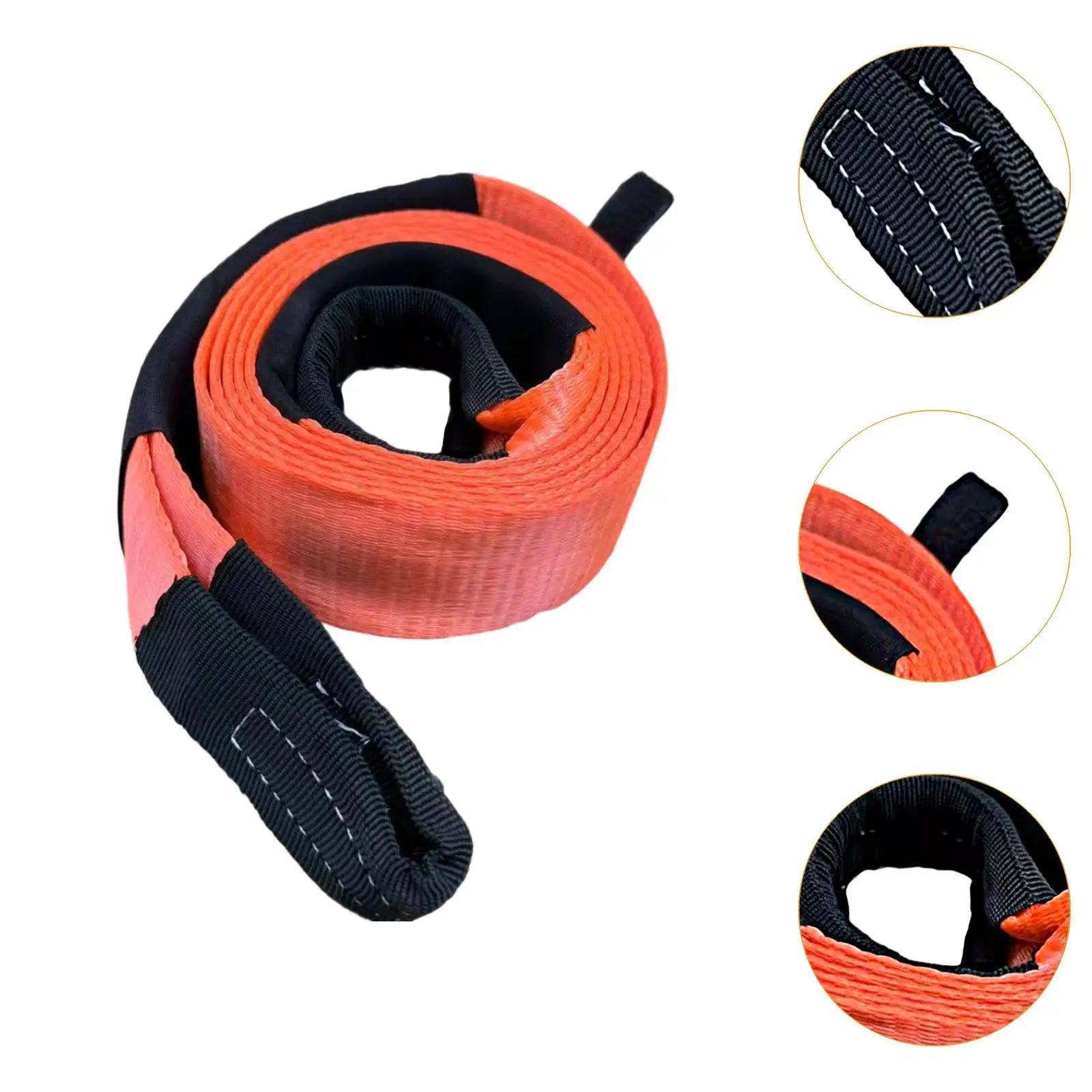 Corda da traino per auto Cintura da traino di salvataggio per veicoli Traino di salvataggio stradale robusto e multifunzionale