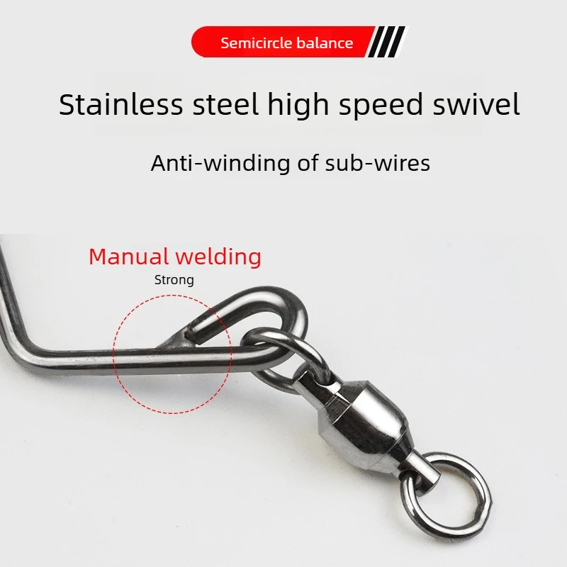 Balance Boat Fishing Deep Sea Fish Set Curved Single-arm Bracket Steel Wire Pull Flow Fishing Bottom Big Object pesca accesorios