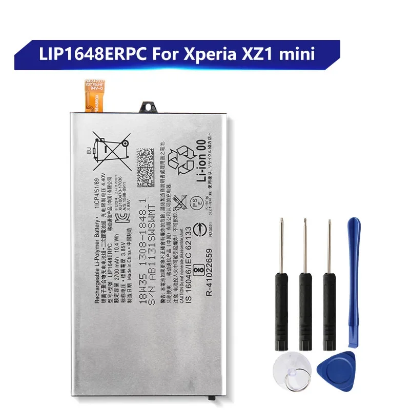 

Replacement Battery For Sony XZ1 mini LIP1648ERPC Rechargeable Phone Battery 2700mAh