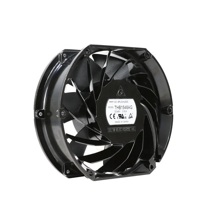 THB1548AG 17cm 48V DC 3.60A 527.5CFM 172x150x51mm Car Booster Industrial Inverter Metal Axial Cooling Fan