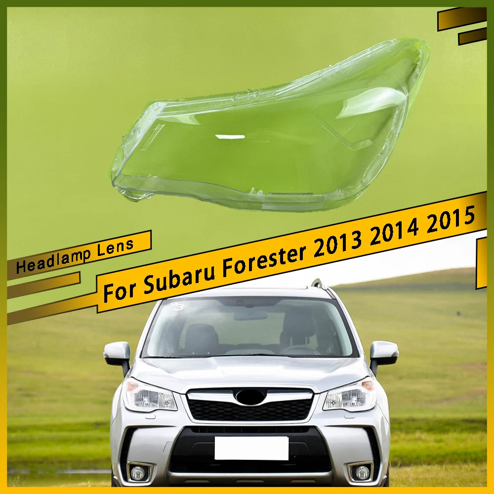 

Для Subaru Forester 2013 2014 2015, прозрачная крышка для фар, чехол для абажура из плексигласа, замена оригинальных линз