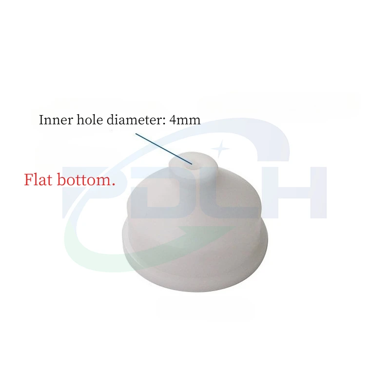 1PCS Wire EDM 4mm Raised Water Cover Upper Lower Spray Nozzle Milky White for Western Machine Spare Parts
